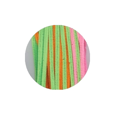 Druciki pluszowe kreatywne mix żywe kolory 40 sztuk