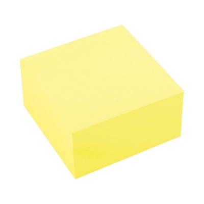 Kostka samoprzylepna 76x76 żółta 400 kartek