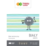 Blok techniczny A4 170g 10k biały Happy-Color