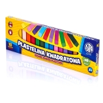 Plastelina 18 kolor kwadratowa Astra