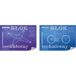 Blok techniczny A4 10 kartek TOP