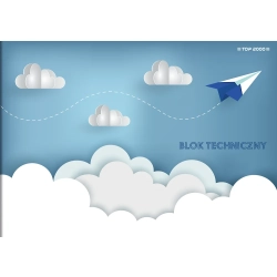 Blok techniczny A4 bialy 10k basic dobry i tani