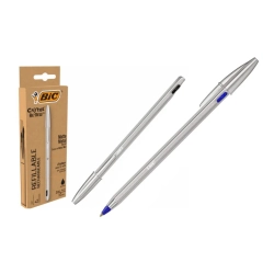 Długopis BIC Cristal ReNew niebieski czarny