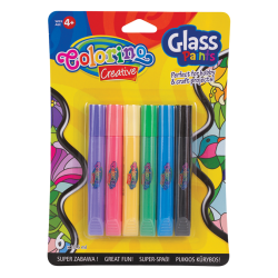 Farby witrażowe 6 kolorów 10,5ml Colorino