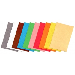 Filc A4 do prac kreatywnych kolorowy 10 arkuszy