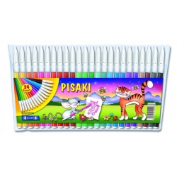Flamastry dla dzieci pisaki Kamet 24 kolory