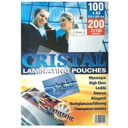 Folia do laminowania 216x303 A4 100mic Cristal