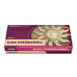 Glina rzeźbiarska 500g naturalna