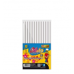 Klej do pistoletu na gorąco przeźroczysty 8mm 20cm 12 sztuk