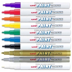 Marker olejowy Uni PX21 cienki