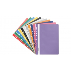 Skoroszyt plastikowy wpinany zawieszkowy Biurfol A4 miękki kolor