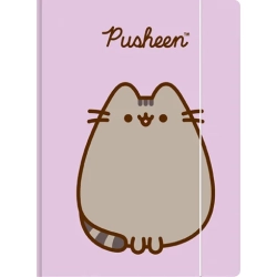 Teczka z gumką A4 300g Pusheen violet
