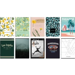 Zeszyt A5 60 linia basic dobry i tani mix