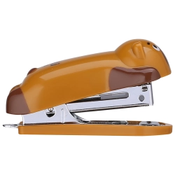 Zszywacz miś brązowy do 15 kartek Deli