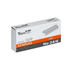 Zszywki 24/6 1000 sztuk Yanda