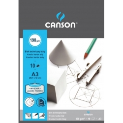 Blok techniczny A3 Canson 190g