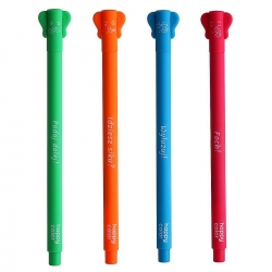 Długopis żelowy Słoń Happy Color niebieski