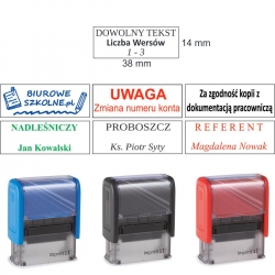 Pieczątka najtańsza imienna Trodat Imprint mała