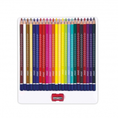 Kredki ołówkowe 24 kolorów z temperówką Penmate