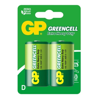 Bateria R20 GP Greencell 13G size D 2 sztuki