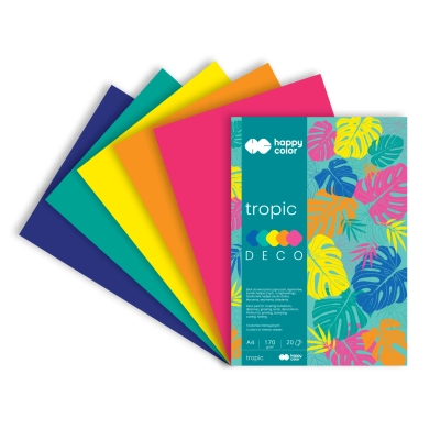 Blok Deco 170g Tropic Happy-color