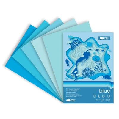 Blok deco A4 170g 20k Happy-Color kolor do wyboru