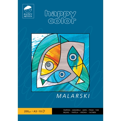 Blok malarski A3 200g 10k Happy-Color
