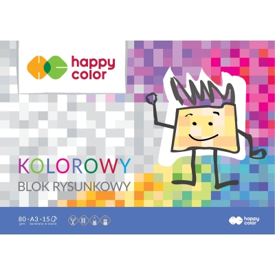 Blok rysunkowy A3 15k kolor Happy-Color
