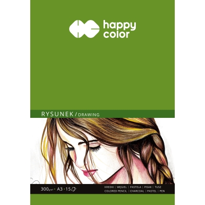 Blok rysunkowy A3 ART 300g Happy Color profesjonalny