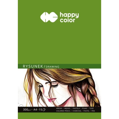 Blok rysunkowy A4 ART 300g Happy Color profesjonalny