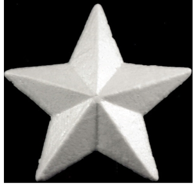Bombka styropianowa Gwiazda 19,5cm 1 sztuka