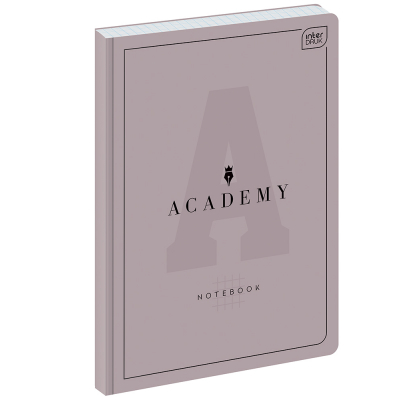 Brulion zeszyt w twardej okładce A5 Academy 96 kartek kratka Interdruk