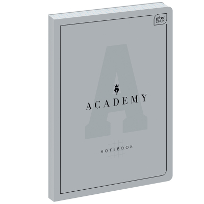 Brulion zeszyt w półtwardej okładce B5 Academy 128 kartek kratka Interdruk