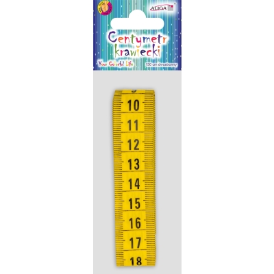 Centymetr krawiecki dwustronny 150cm szerokość 2cm