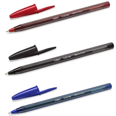 Długopis Bic Cristal Exact Ultra Fine czarny niebieski czerwony