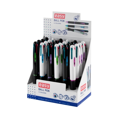 Długopis automatyczny 4 kolory Easy