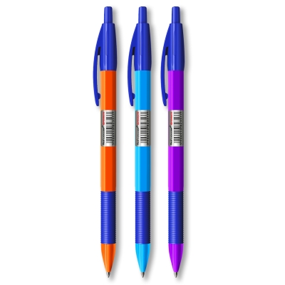 Długopis flexi automatyczny click grip niebieski