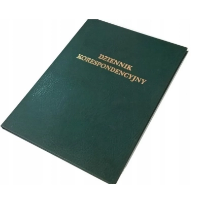 Dziennik Korespondondencyjny A4 96 kartki zielony Barbara