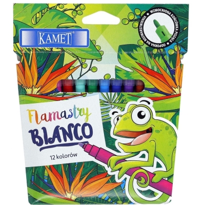Flamaster Kamet Bianco 12 kolorów