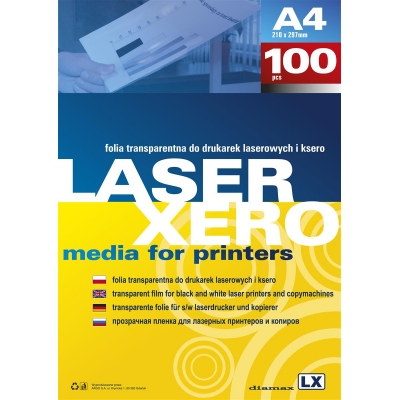 Folia do drukarki laserowej A4 100 sztuk