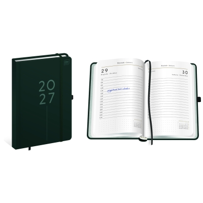 Kalendarz książkowy A5 384K Mat+UV Elegance 2027 Interdruk