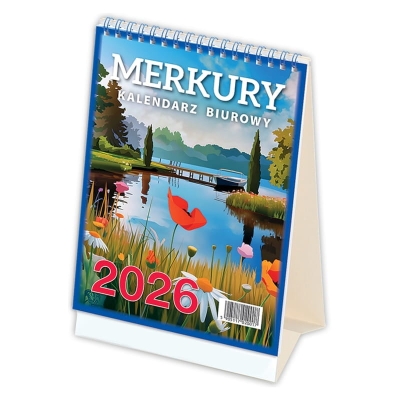 Kalendarz Merkury biurkowy duży stojacy Telegraf H5