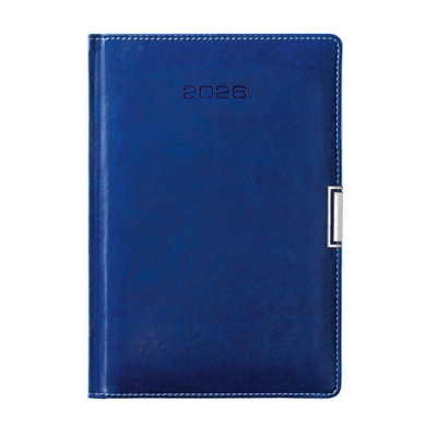 Kalendarz Książkowy A5 granatowy 2026 obszywany KBR327