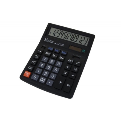 Kalkulator Vector VC-444, 12 cyfrowy 154x200mm czarny