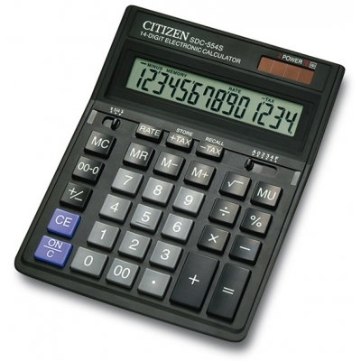 Kalkulator biurowy Citizen SDC-554S 14 cyfrowy