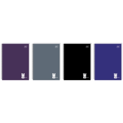 Kołonotatnik A6 80 kartek w kratkę One Color Interdruk
