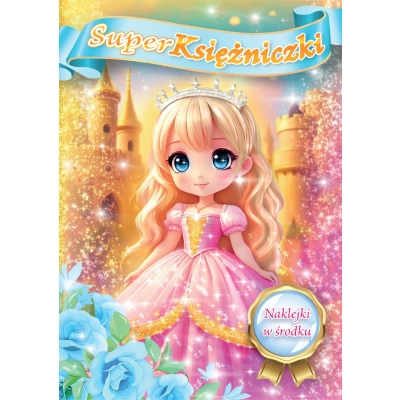 Kolorowanka Superksiężniczki 16 stron + naklejki