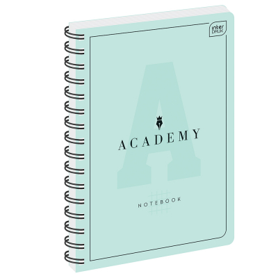 Kołozeszyt Academy Pastelowa okładka A4 100 kartek Interdruk