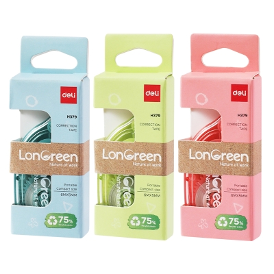 Korektor Taśma 6M Longreen Deli H379 standard mix kolor