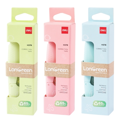 Korektor Taśma 6M Longreen Deli H378 zabudowany mix kolor